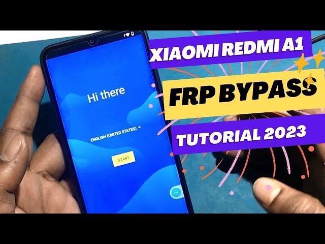 Xiaomi Redmi A1 FRP Bypass Tutorial 2023 || Bypass Google Account Lock Without PC New Method