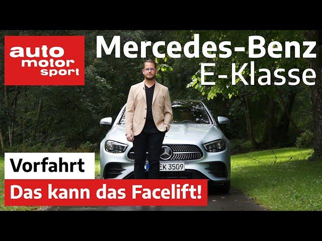 Die neue Mercedes E-Klasse (2020): Was bringt das Facelift? - Review/Fahrbericht | auto motor sport