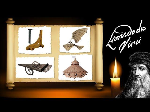 10 Incredible Leonardo da Vinci Inventions | Animation