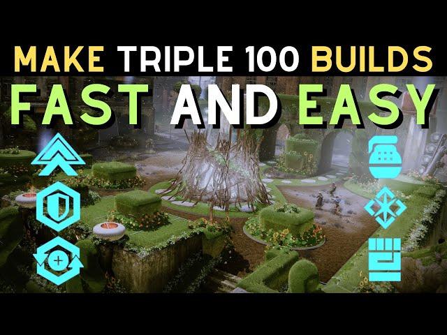 The FASTEST & EASIEST Triple 100 Build High Stat Armor Farm EVER! (ALL Steps Explained!)