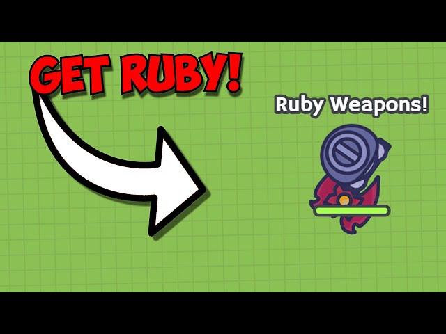 How To Get Ruby Weapons In Moomoo.io!