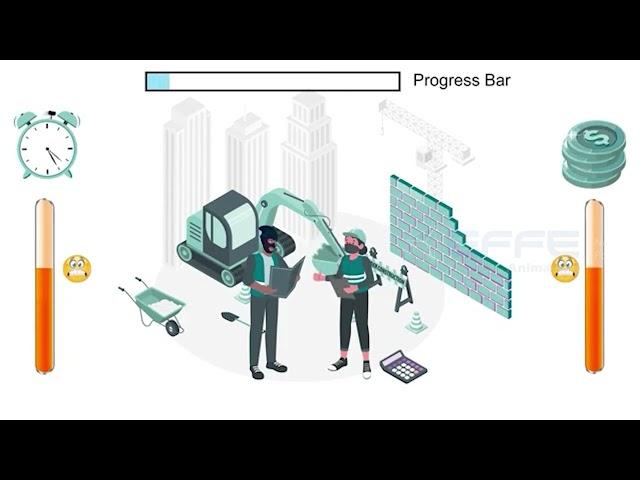 2D Animated Explainer Video: Optimizing the Construction Supply Chain | EFFE Animation