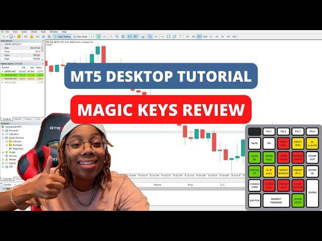 MT5 Tutorial For BEGINNERS + Magic Keys Review (LIVE Open Trade Examples)