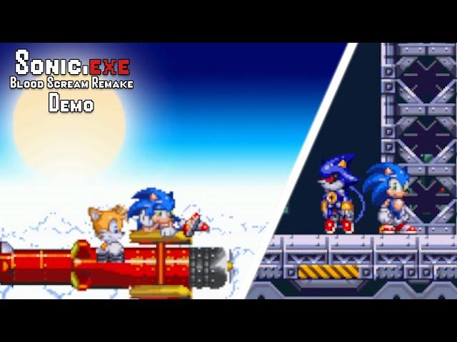 Sonic.exe Blood Scream Remake Demo - Gameplay