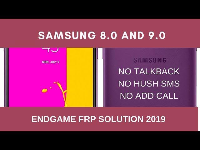 Samsung J8 FRP Unlock 8.0 Without PC | Samsung 8.0 EndGame FRP Solution