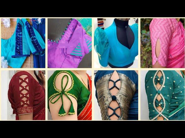 Latest blouse Sleeve Designs 2024 / Blouse Sleeve Designs Ideas / Baju Ki Design / Blouse Design