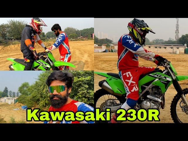 Kawasaki 230R pe INDIA ki pehli Off-road Training | Santosh Biker Academy 