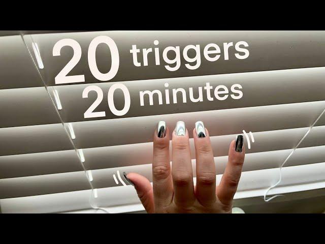 20 Tingly Triggers in 20 mins - Tapping ASMR