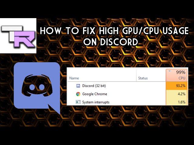 How to fix high CPU and GPU usage in discord on Windows 10 | 4K | Fast & Easy