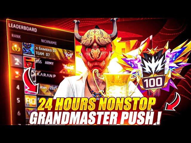 Pushing BR Rank Grandmaster in 24 Hours  || Solo BR Rank Push Tips