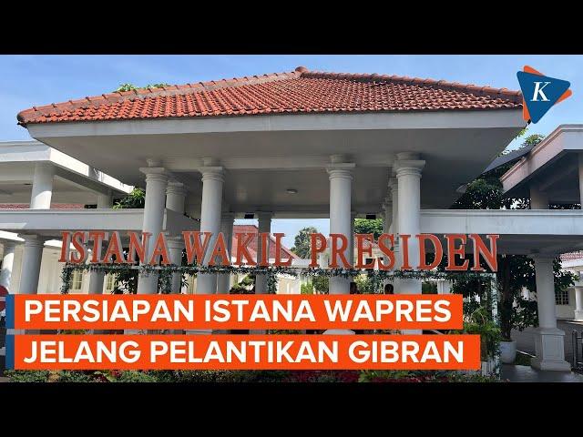 Kesibukan di Istana Wapres Jelang Pelantikan Prabowo-Gibran