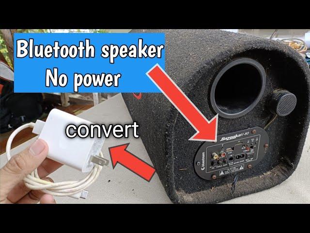 Bluetooth speaker no power paano ayusin step by step JM TUTORIAL