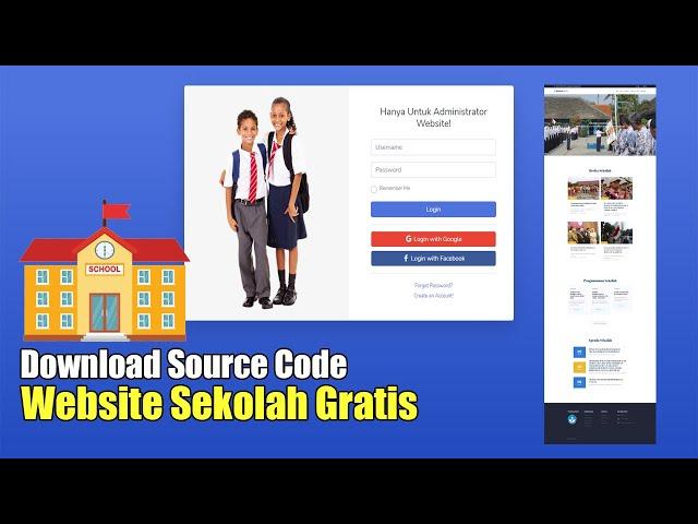 Download Source Code Website Sekolah Terbaru Gratis