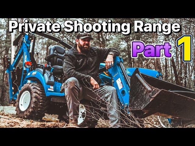 Building Private Shooting Range with New Holland work master 25S | Part 1