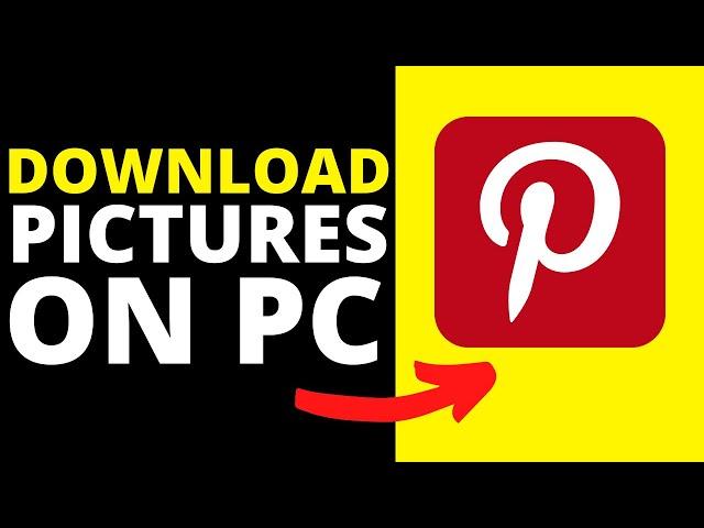 How To Download Pictures From Pinterest On Computer/Laptop