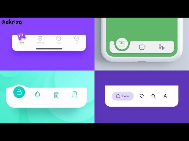 Top 10 Tab Navigation Bar | Bottom Navigation Bar For Android