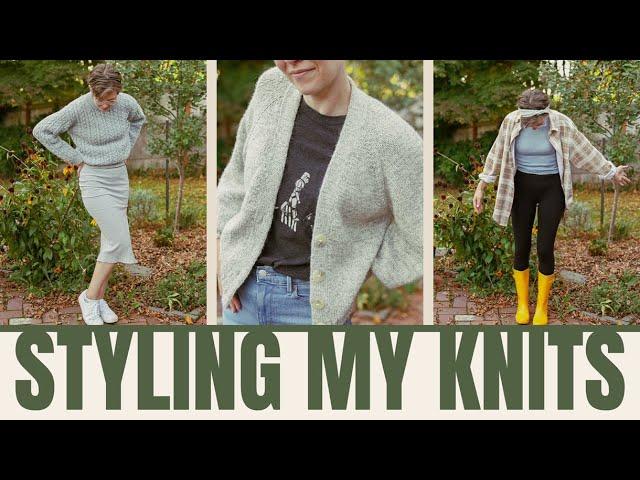 How I Style My Knits | Champagne Cardigan | Mini Mock Neck Tank | Lauder Sweater | Fall Knit Outfits