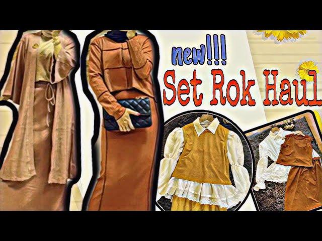 Shopee Haul Setelan Rok Terbaru 8 Agustus 2021 || OOTD Hijab Stelan Rok Kekinian Model Paling Baru!!