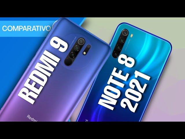 Xiaomi Redmi 9 VS Xiaomi Redmi Note 8 2021 | Comparativo