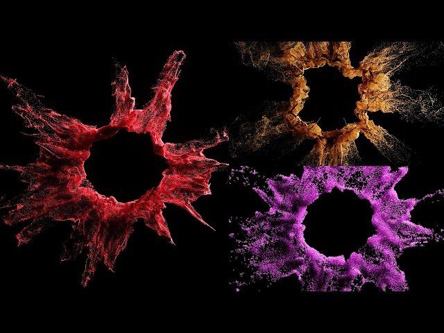 Advection Shockwaves in X Particles and Cinema 4D