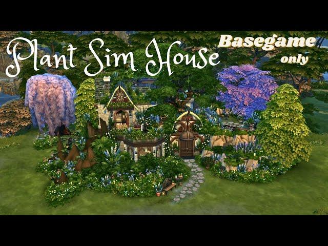 PlantSim House  BASEGAME ONLY  The Sims4 STOP MOTION Build