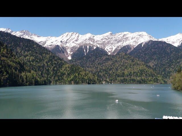 Экскурсия на озеро Рица Абхазия (видео без слов)