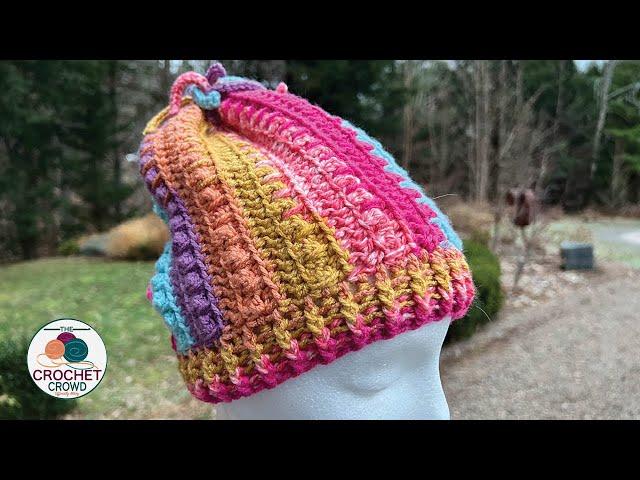 Caron Crochet Cinnamon Swirl Hat Pattern by Mikey