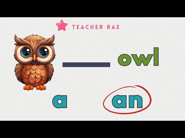 Let's Learn A and An || Use A and An || English Lesson for Kids