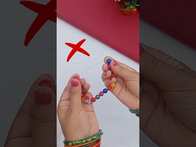 How to knot elastic bracelet #priyazkorner #diybracelet #shorts #diy