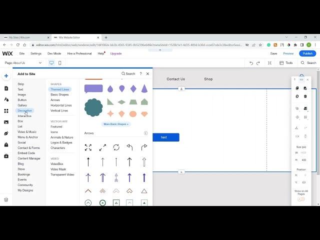 Adding Icon with Box to a Button in Wix site | Wix Tutorial