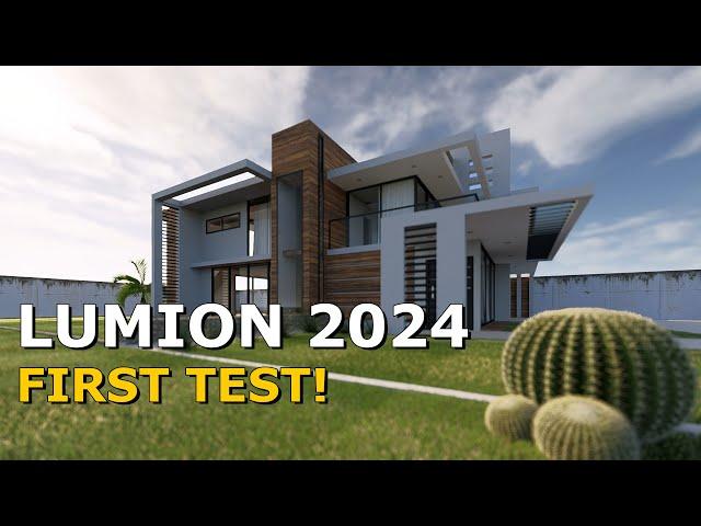 Lumion 2024 First Test | Modern Villa Render