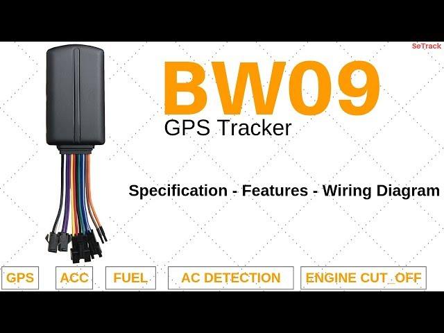 BW09 GPS Tracker | Specifications | Functions | Wiring Diagram | How to Use | SeTrack GPS