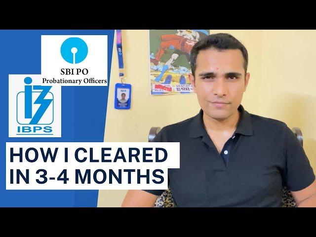 How I cleared SBI PO, IBPS PO in first attempt | Full strategy without coaching | Ashutosh Sharma