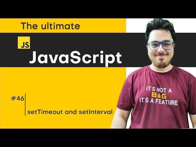 setInterval and setTimeout in JavaScript | JavaScript Tutorial in Hindi #46