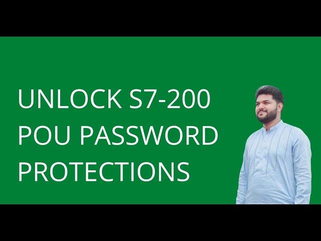 Unlock S7 200 POU Password