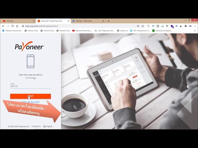 Recover Payoneer Account | Reset Payoneer Password if forgotten