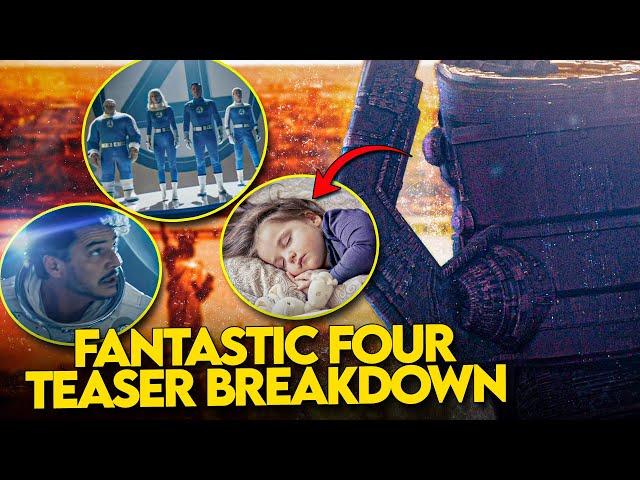 Fantastic Four: First Steps Teaser Breakdown | Galactus, Reed’s Guilt & MCU Connections!