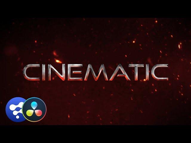 Make EPIC Cinematic Titles for free! Davinci Resolve Tutorial