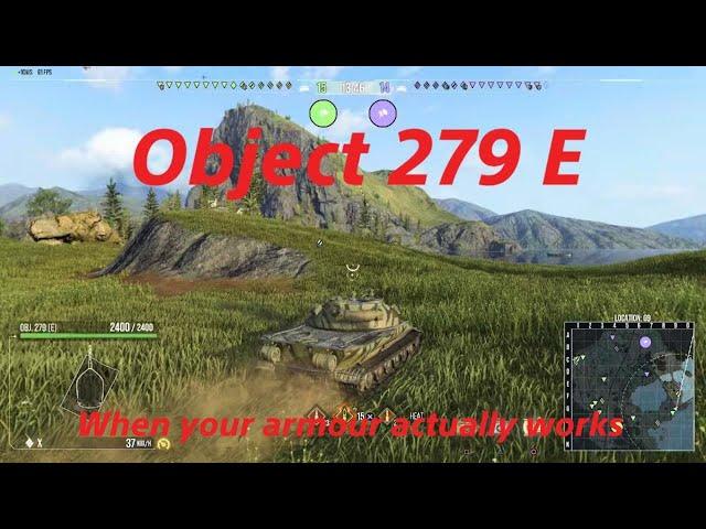 WOT Console - Object 279 E Russian Tier10 Heavy Tank when the armour works