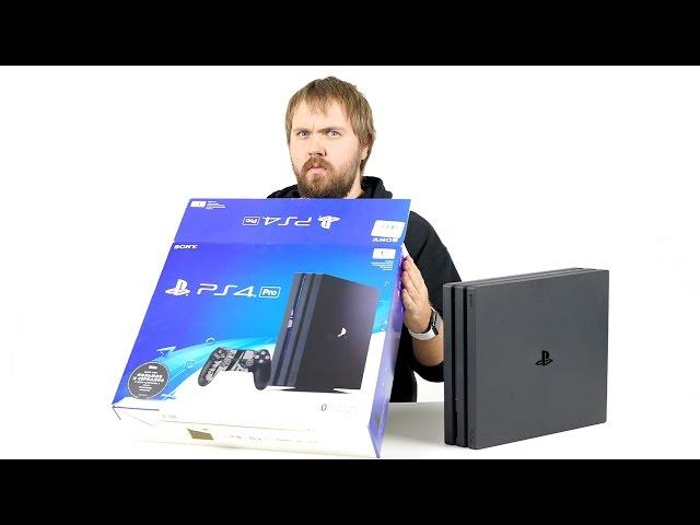 Распаковка PS4 Pro и есть ли смысл брать?