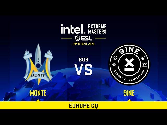 Monte vs 9INE | Map 1 Mirage | IEM Brazil 2023 Europe CQ