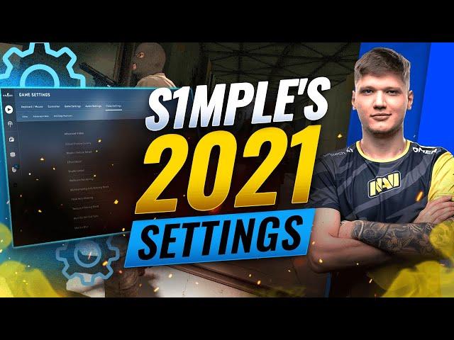 S1mple's UPDATED 2021 CS:GO Settings (Sensitivity, Video, Crosshair & MORE)