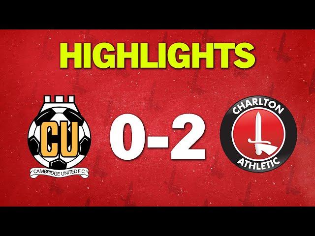 HIGHLIGHTS • Cambridge 0-2 Charlton (April 2022)