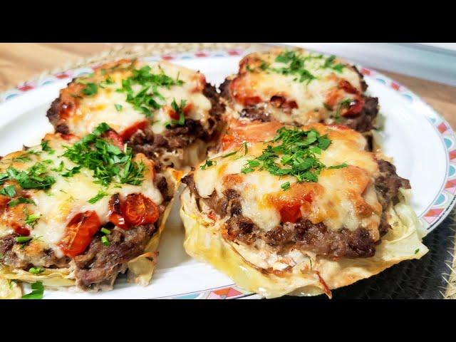  Lazy dinner in 5 minutes. Cabbage steaks instead of stuffed cabbage. Husband on Keto #recipes