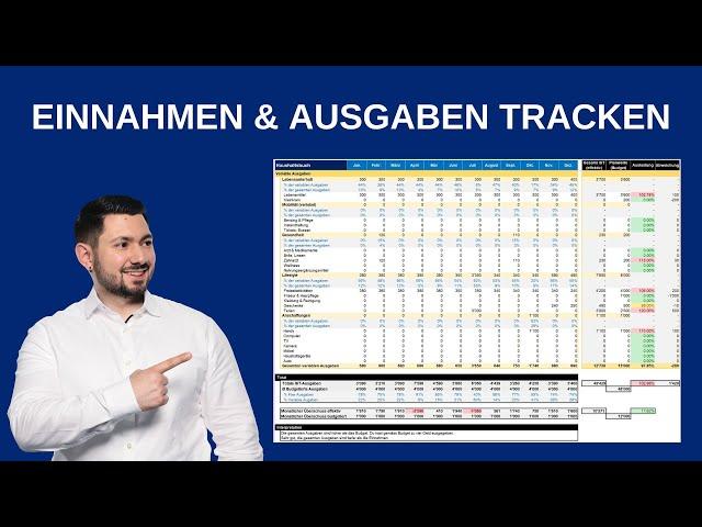 Excel Haushaltsbuch Vorlage 2023 zum Herunterladen (kostenlos)