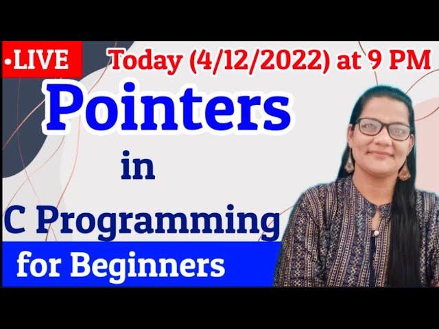 Pointers In C Programming|C For Beginners|Zeenat Hasan