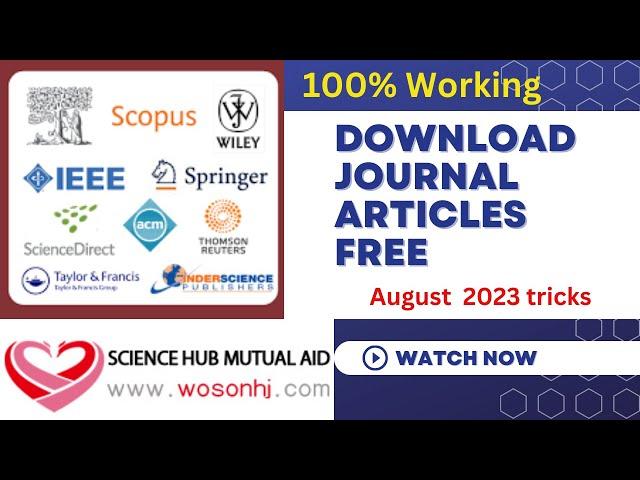 Download latest Research papers from IEEE, springer, elsevier, willey etc... completly free 2023