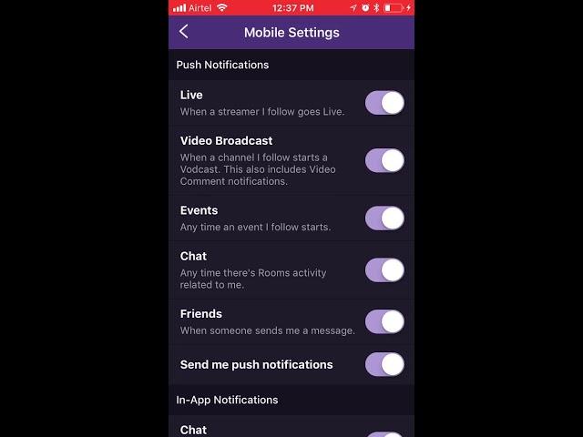 How to TURN ON/OFF Twitch Notifications?