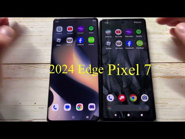 Google Pixel 7 Vs 2024 Motorola Edge Speed Test Comparison