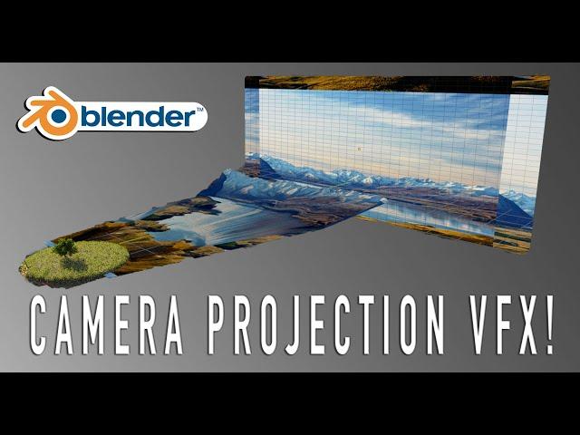 Easy Camera Projection in Blender 3d: Full VFX Tutorial